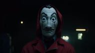 The Professor's Final Speech in Salvador Dali Mask | Image via Netflix